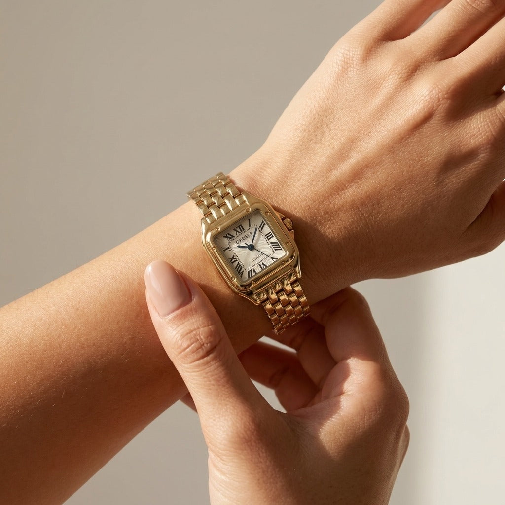 Grealy Roman Numeral Square Watch - Joie d’Or