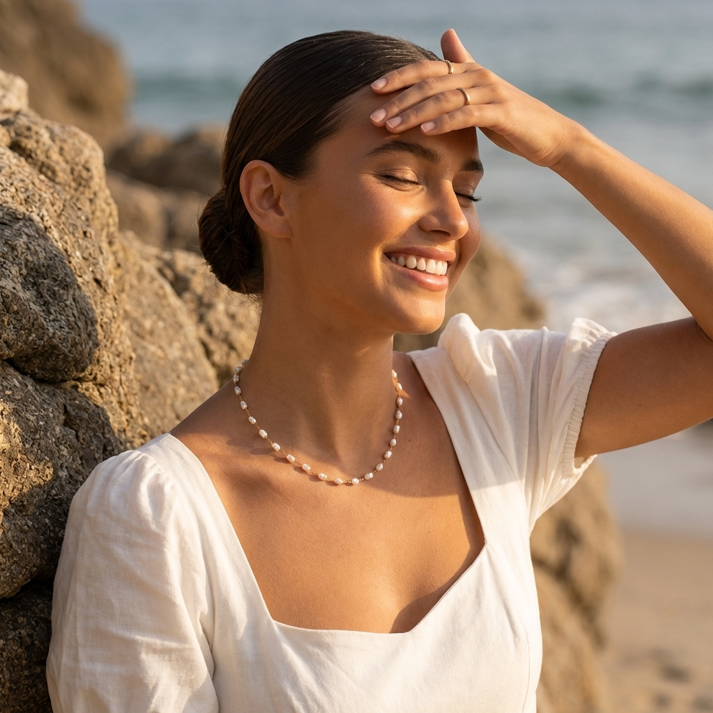 Valentina Tiny Baroque Pearl Necklace - Joie d’Or