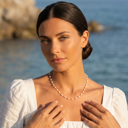 Valentina Tiny Baroque Pearl Necklace - Joie d’Or
