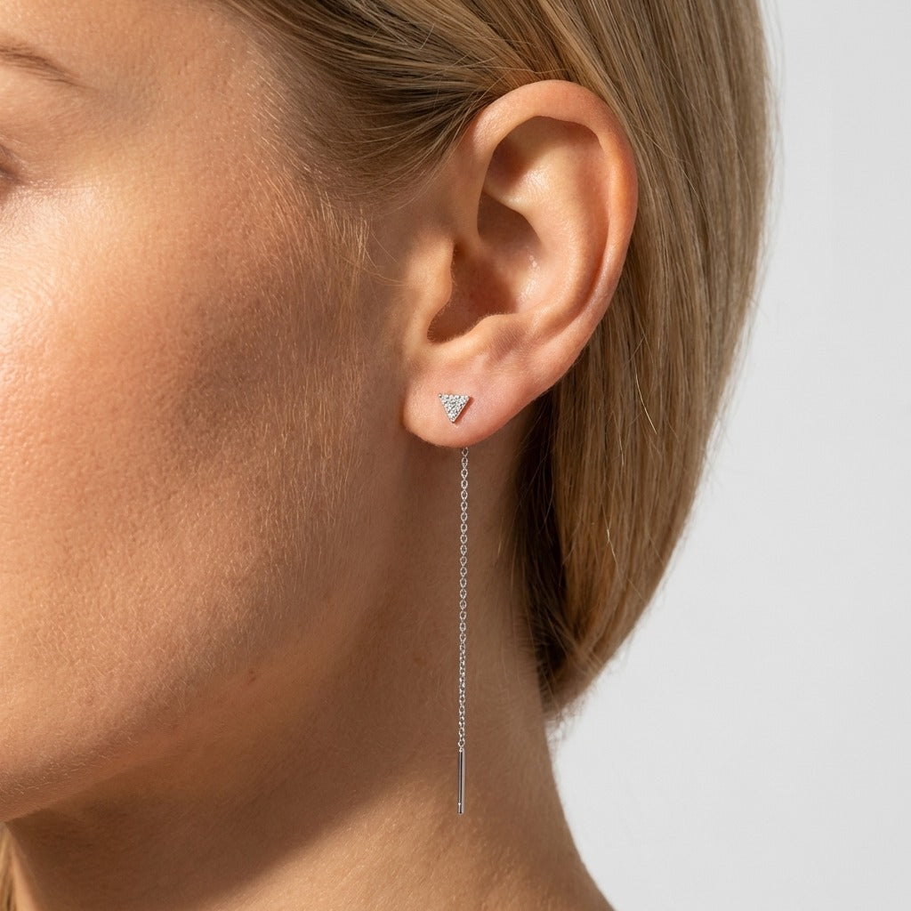 Sofia Noir Drop Earrings - Joie d’Or