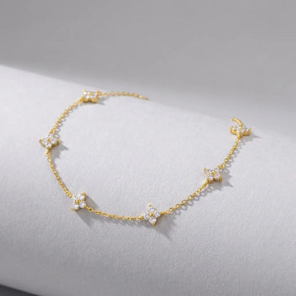 Mia Dainty Crystal Bracelet - Joie d’Or