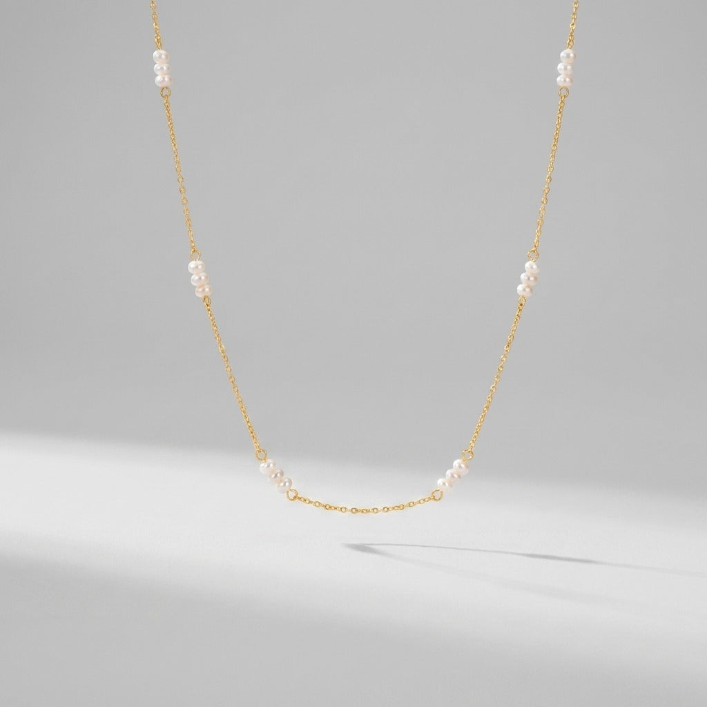 Valentina Tiny Pearls Necklace - Joie d’Or