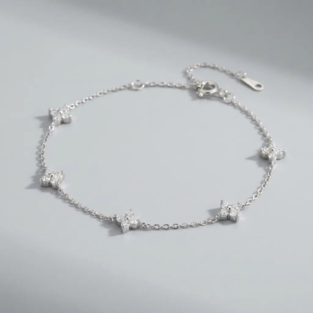 Mia Dainty Crystal Bracelet - Joie d’Or