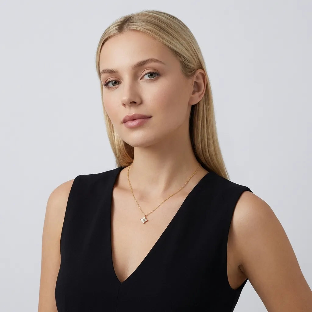 Mia Crystal Pedant Necklace - Joie d’Or