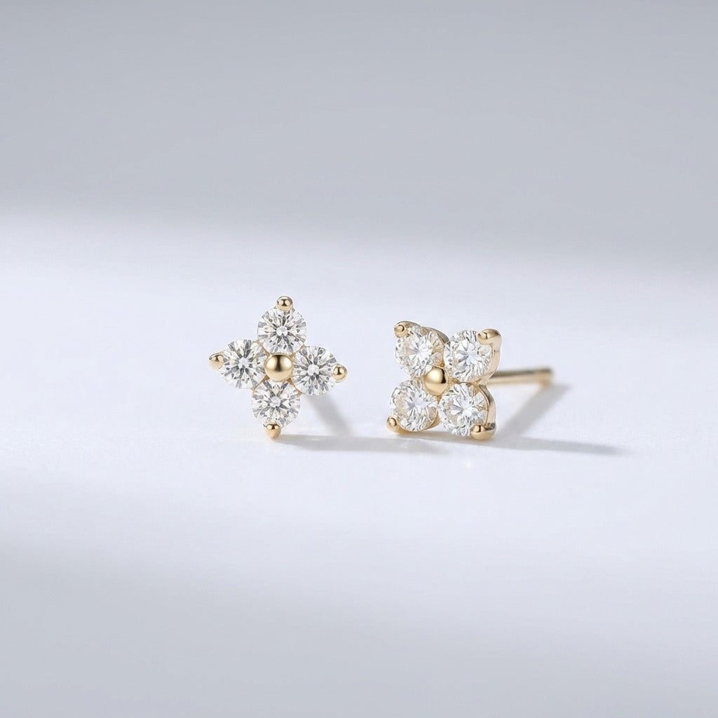 Mia Crystal Studs Earrings - Joie d’Or