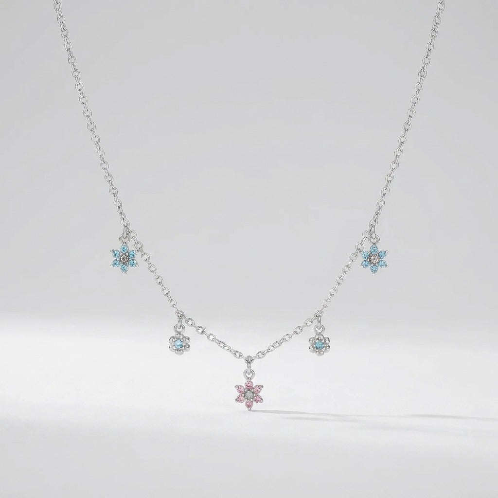 Sofia Blossom Charm Necklace - Joie d’Or