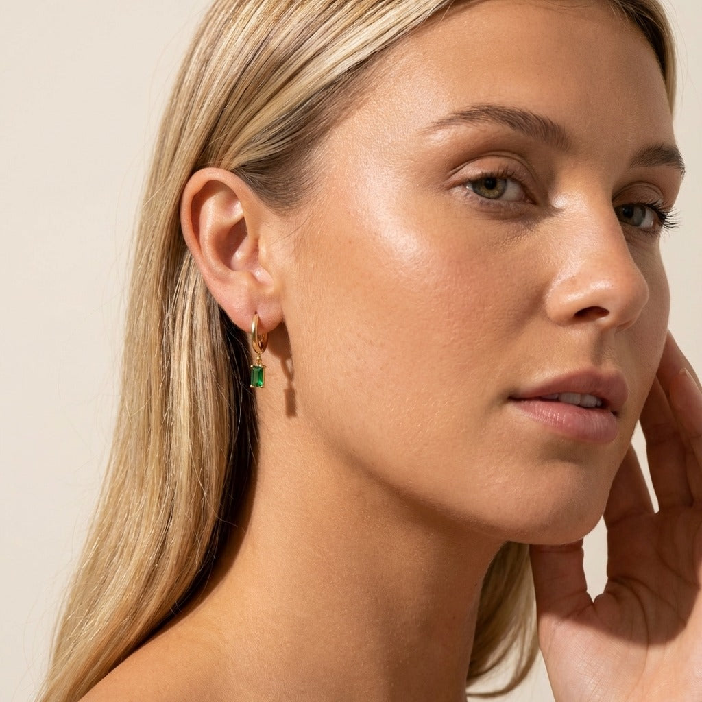 Jasmine Green Earrings - Joie d’Or