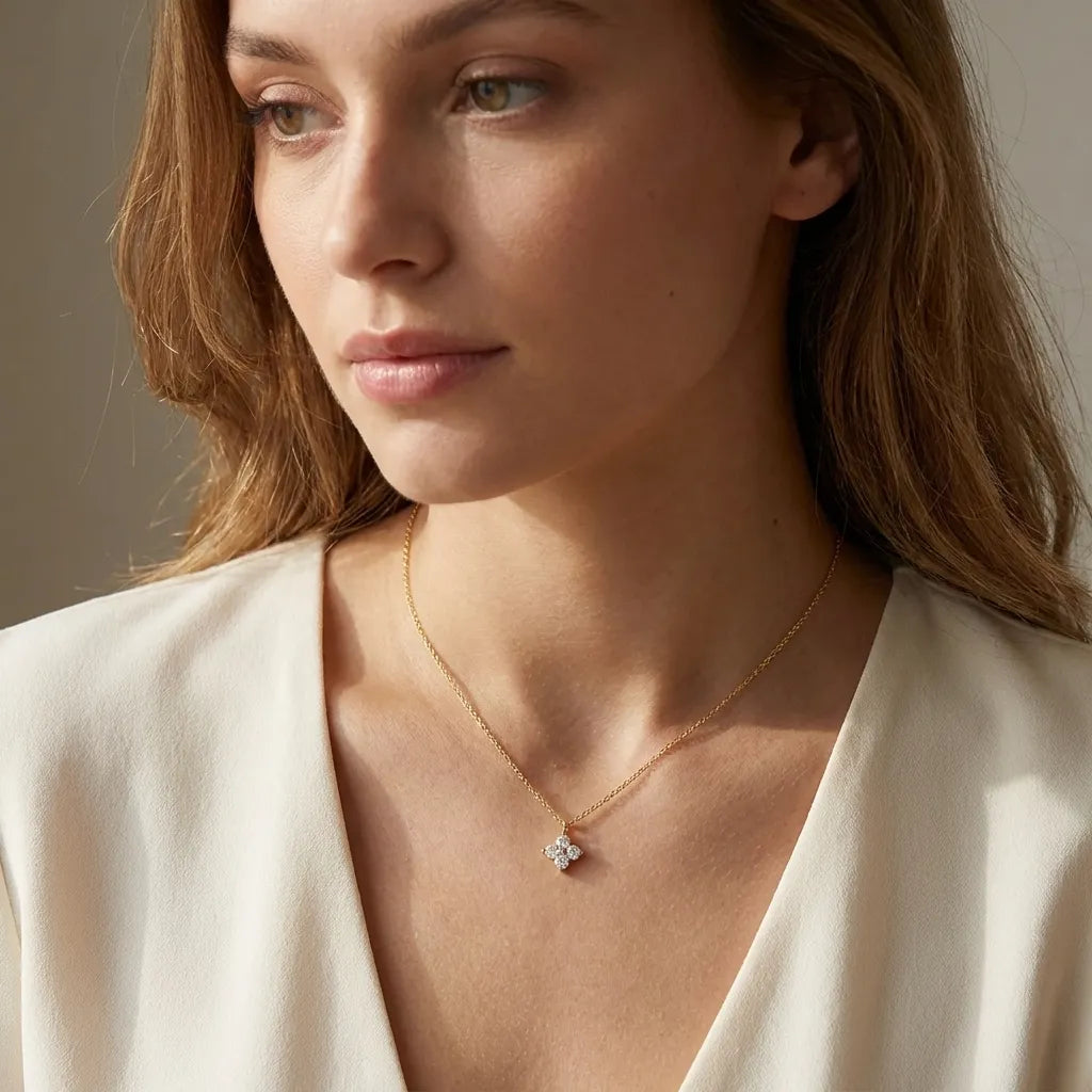 Mia Crystal Pedant Necklace - Joie d’Or