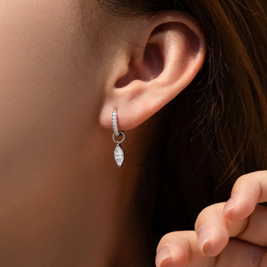 Luna Pavé Drop Earrings