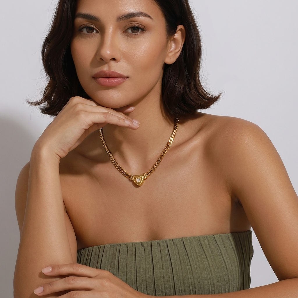 Valentina Heart Necklace - Joie d’Or