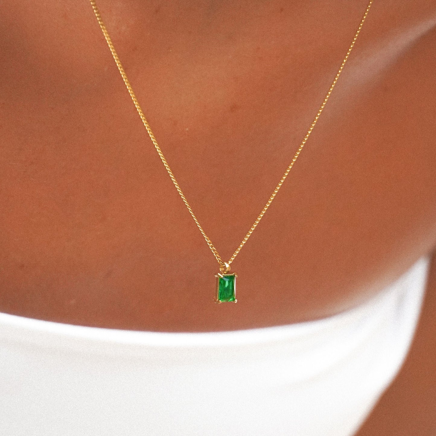 Jasmine Green Necklace