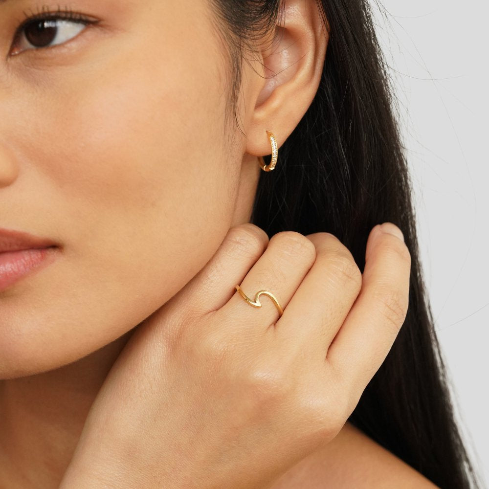 Wave Gold Ring