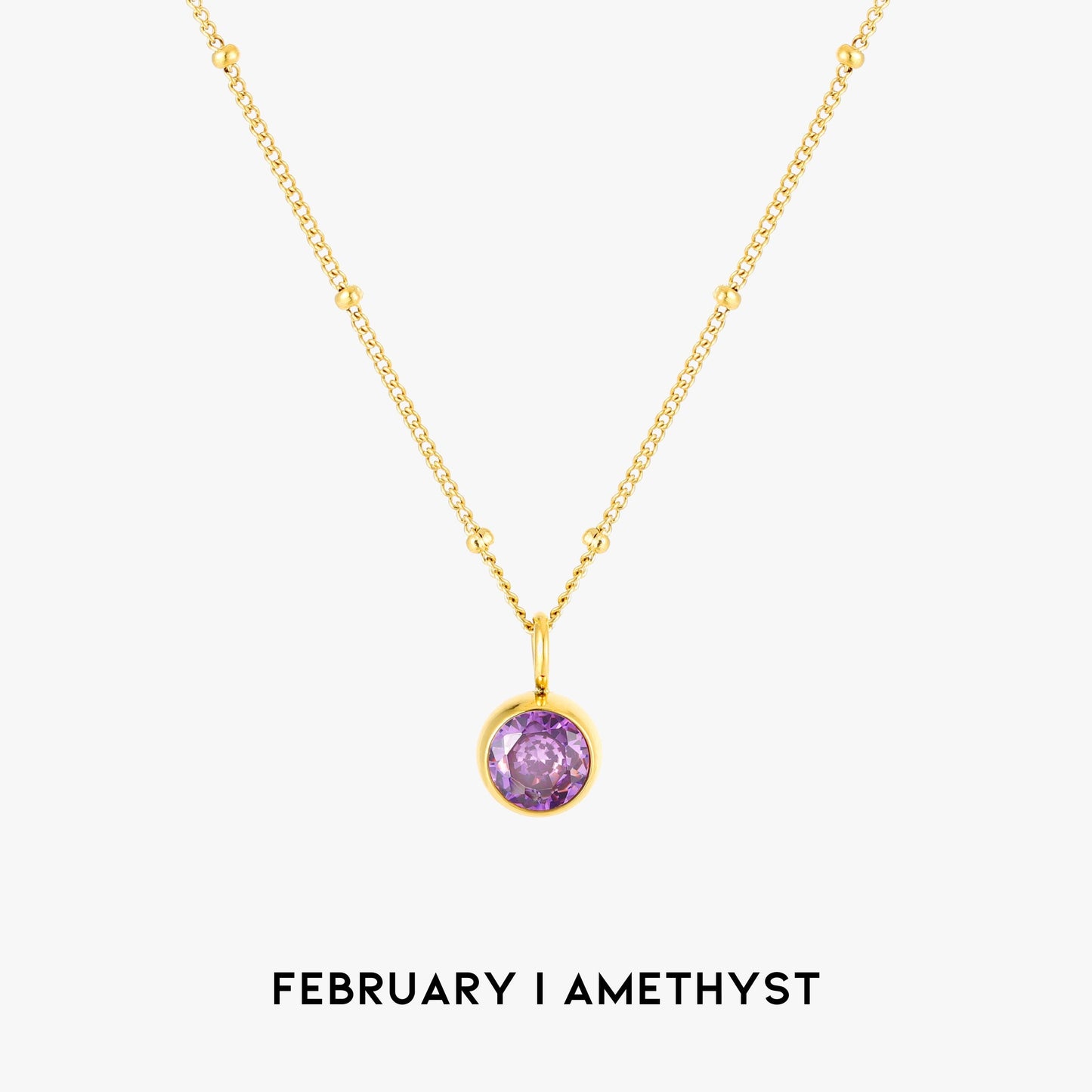 Amelia Birthstone Necklace