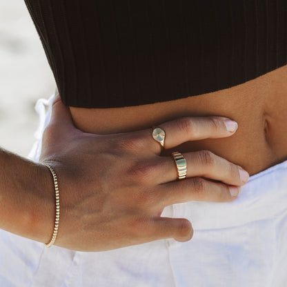 Solana Gold Ring