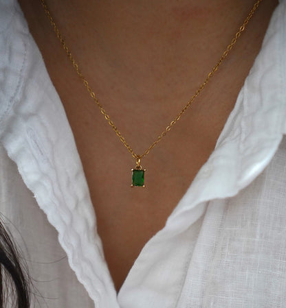 Jasmine Green Necklace