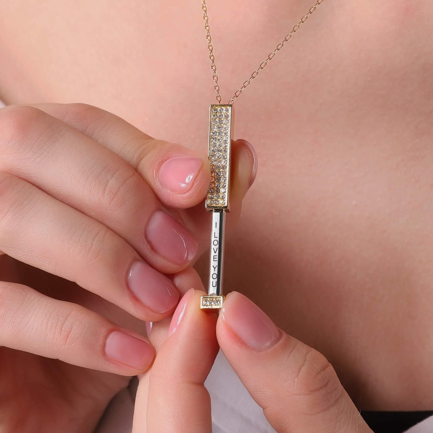 I Love You Necklace