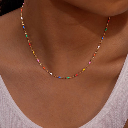Celeste Rainbow Choker