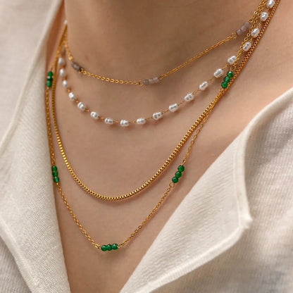 Valentina Tiny Baroque Pearl Necklace