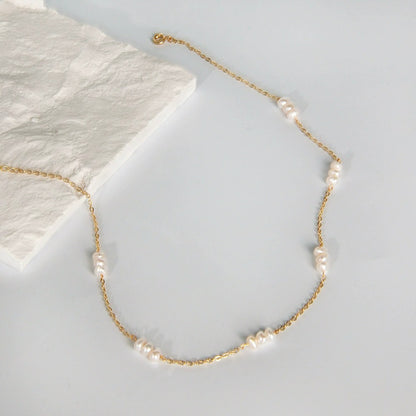 Valentina Tiny Pearls Necklace - Joie d’Or