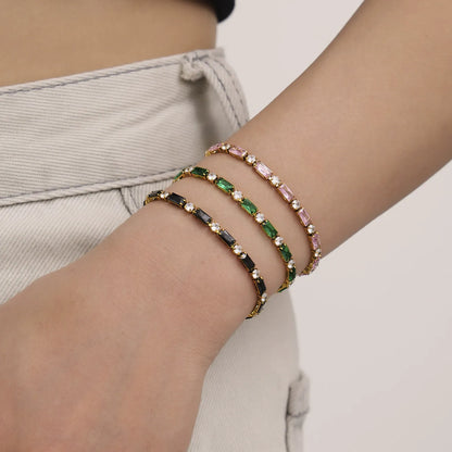 Aurélie Crystal Tennis Bracelet