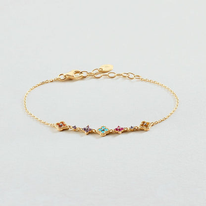 Aurélie Gold Cluster Bracelet