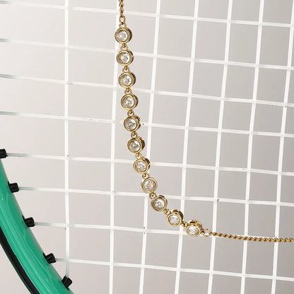 Léa Round Tennis Bracelet