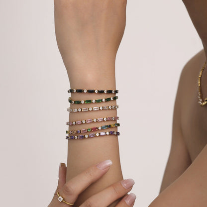 Aurélie Crystal Tennis Bracelet