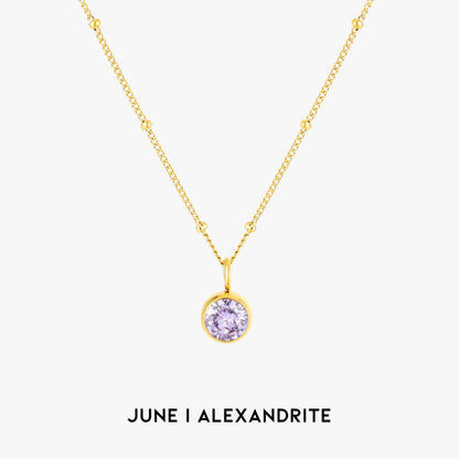 Amelia Birthstone Necklace