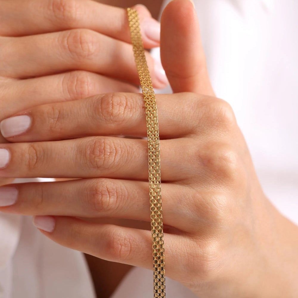 Clara Minimalist Mesh Bracelet
