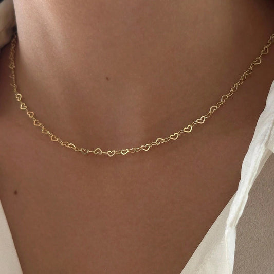 Élodie Crystal Heart Necklace