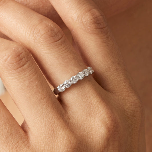 Elise Eternity Silver Ring - Joie d’Or