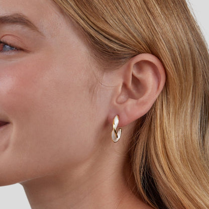 Antonela Twist Hoop Earrings