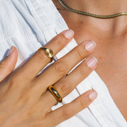 Solana Gold Ring